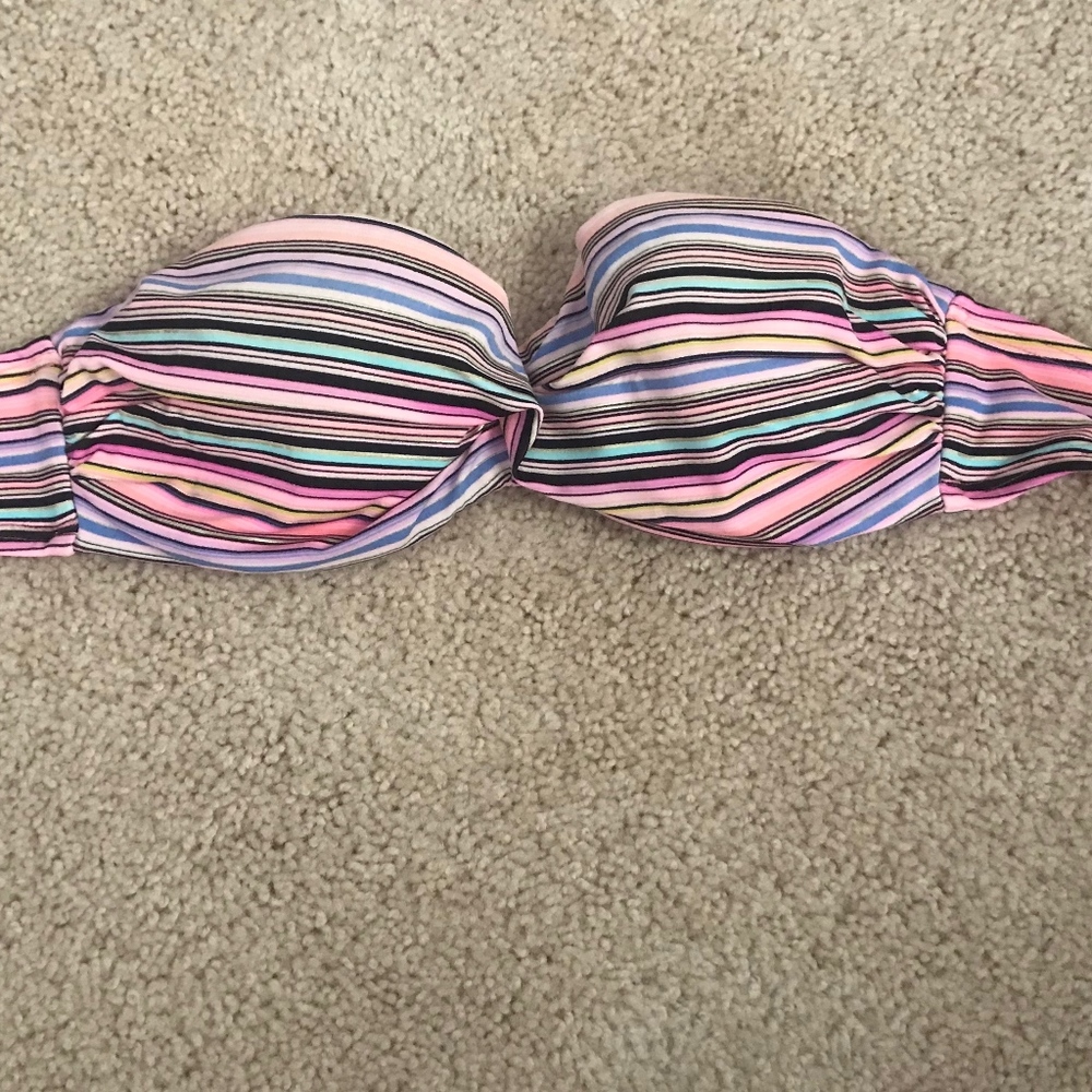 strapless bathing suit top